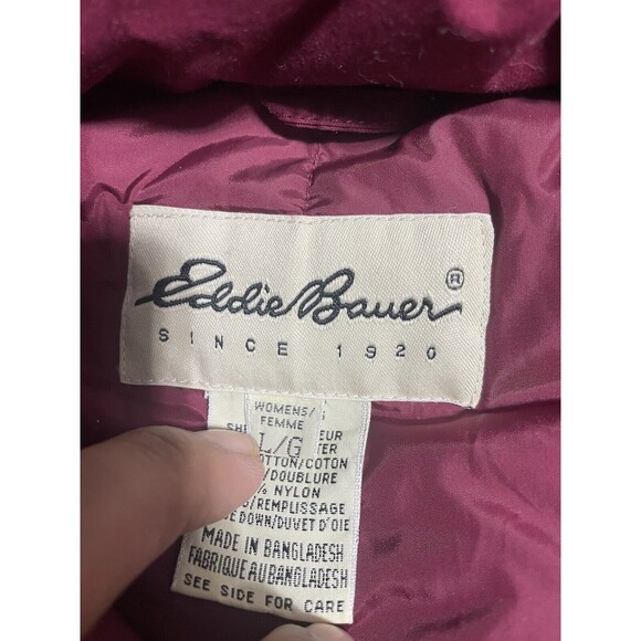 Eddie Bauer Jacket Men’s Large Red Snow Outdoor Jacket - Picture 5 of 14